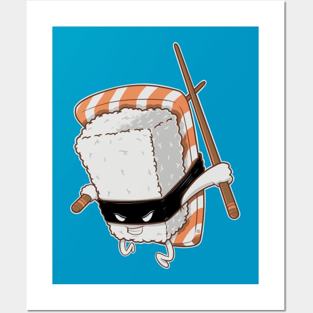 SUSHI NINJA Wall Art by FernandoSala